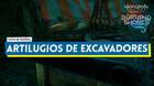 Artilugios de excavadores en Horizon Forbidden West Orillas Ardientes