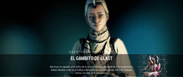 Guía Warframe - Aventura El gambito de Glast, cómo desbloquearla y recompensas