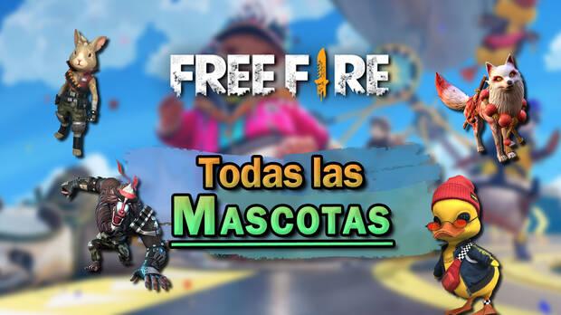 Guía Free Fire - Mascotas, cómo conseguirlas y habilidades