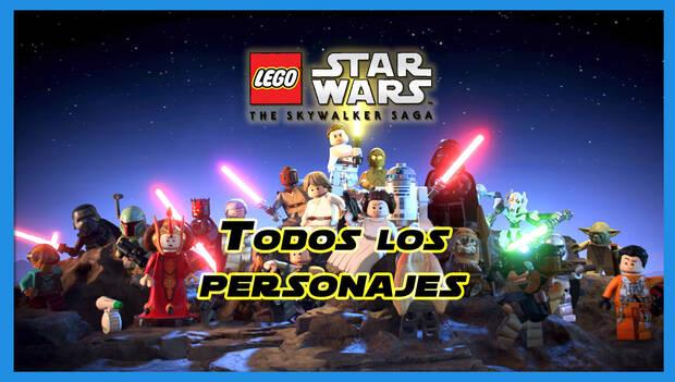 Guía completa con trucos y consejos de LEGO Star Wars The Skywalker Saga: Portada de Todos los personajes