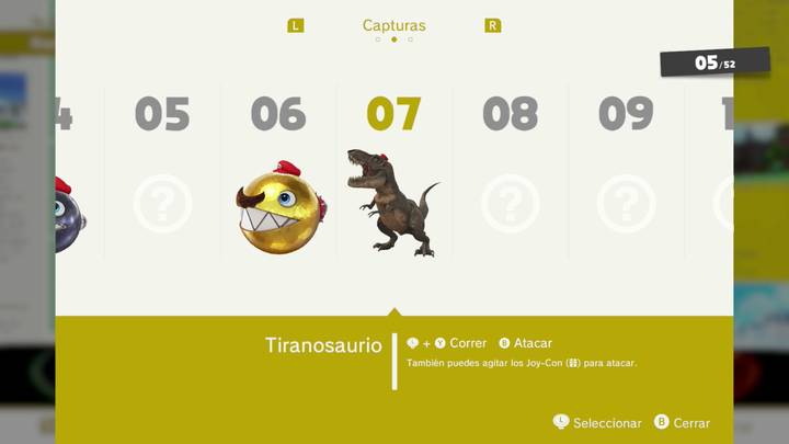 Tiranosaurio - Super Mario Odyssey