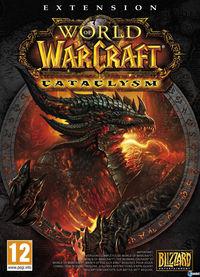 Portada oficial de World of Warcraft: Cataclysm para PC
