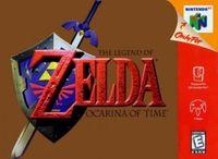 Portada oficial de The Legend of Zelda: Ocarina of Time para Nintendo 64