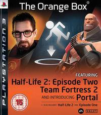 Portada oficial de The Orange Box para PS3